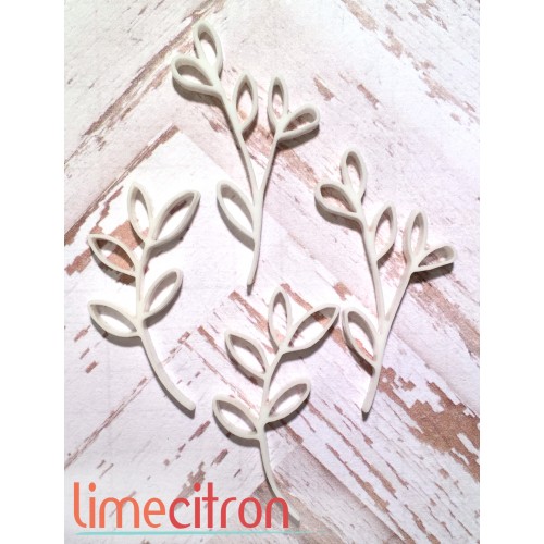 Acrylique - Branche - Blanc mat